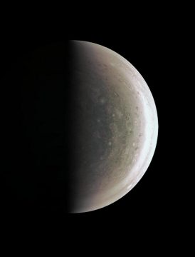 Jupiter's southern pole