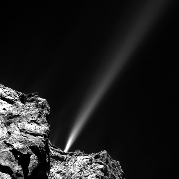 Comet on a Comet