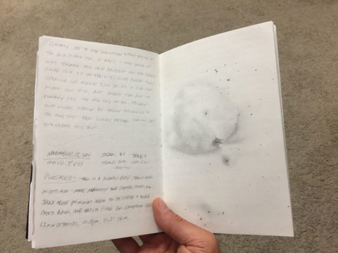 Small scale sketch using an 8-inch telescope
