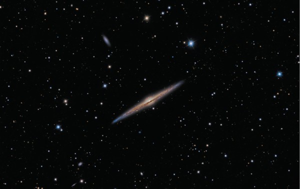 NGC 4565 astrophoto stretched.
