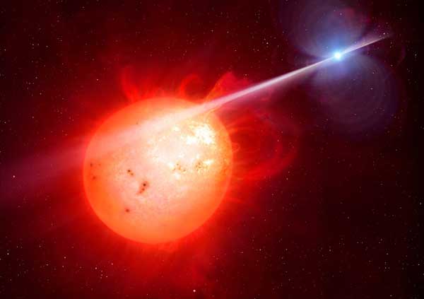 AR Scorpii: white dwarf and red dwarf binary