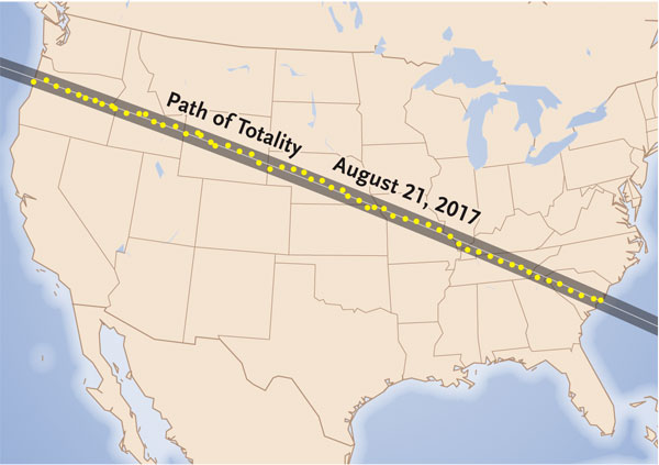 Path of Totality in August 2017