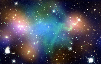 Abell 520, the Train Wreck galaxy cluster