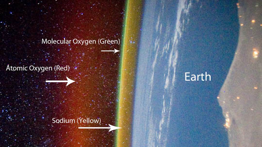 A layer cake of colorful emissions