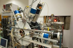 The electron-positron spectrometer at the Institute for Nuclear Research in Debrecen, Hungary, which has supposedly found evidence for a new particle. MTA-Atomki