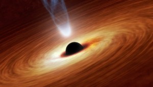 Are black holes real? An artist's conception of a supermassive black hole. NASA/JPL-Caltech