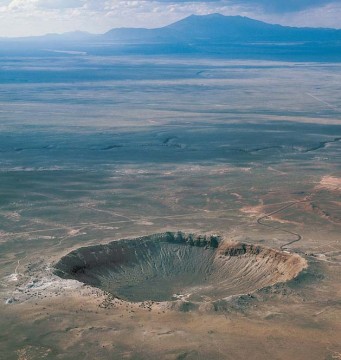 Barringer crater in Arizona