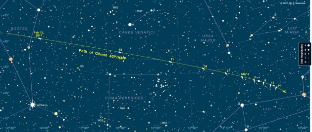 Finder Chart Comet 45P/HMP