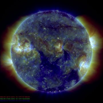 Coronal hole on October 13th