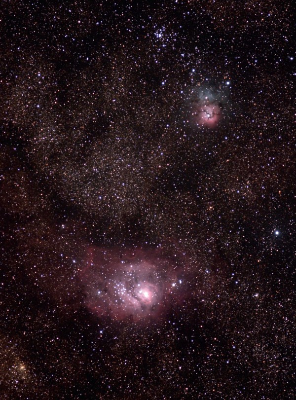 DSLR astrophotography: Messier objects in Sagittarius