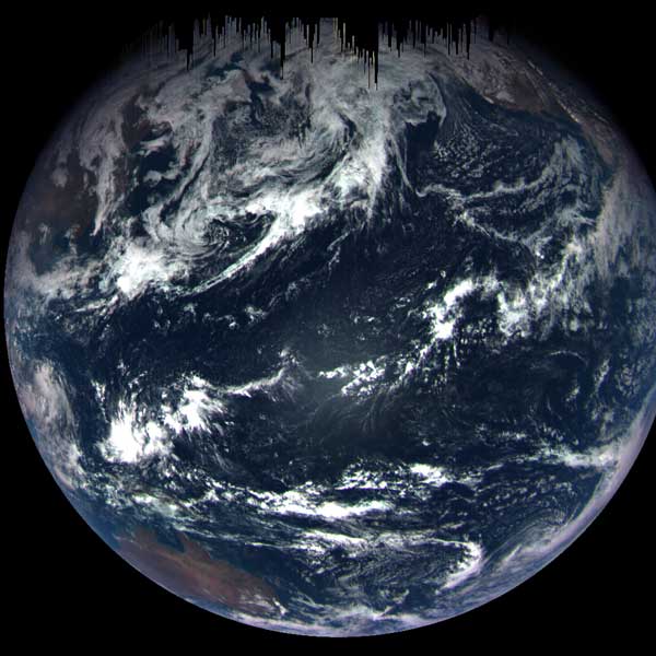 OSIRIS-REX's view of Earth