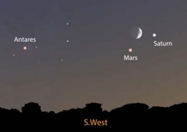 Trio of celestial delights on August 31st