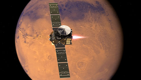 ExoMars TGO reaches Mars