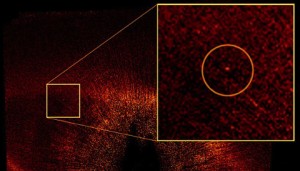 One of the first exoplanets imaged is Fomalhaut b — the tiny speck enshrouded in a ring of dust. NASA / ESA / P. Kalas / J. Graham / E. Chiang / E. Kite / M. Clampin / M. Fitzgerald / K. Stapelfeldt / J. Krist 