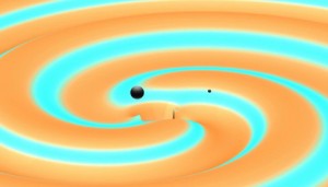  two black holes in the moments before a catastrophic collision