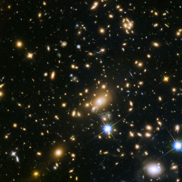 Galaxy cluster MACS J1149.5+223 is one of six deep fields Hubble is observing as part of its Frontier Fields program.NASA / ESA / S. Rodney & the FrontierSN team / T. Treu / P. Kelly & the GLASS team / J. Lotz & the Frontier Fields team / M. Postman & the CLASH team / Z. Levay 