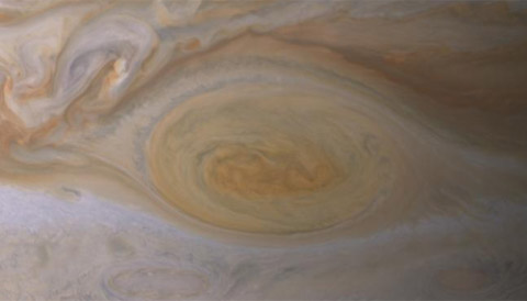 Cassini's view of Great Red Spot