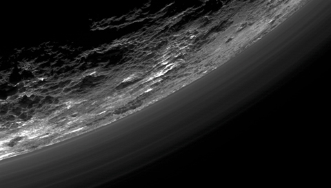 Haze layers in Pluto's atmosphere