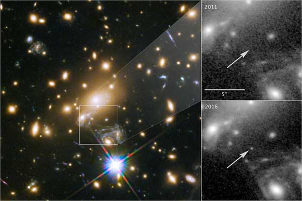 Hubble images most distant star