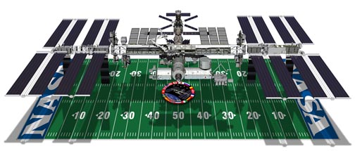 Play ball! ISS takes control of the field