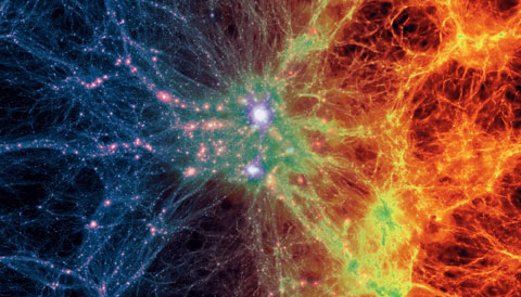 Illustris simulation's view of the universe