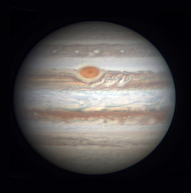 Jupiter on Dec. 9, 2015