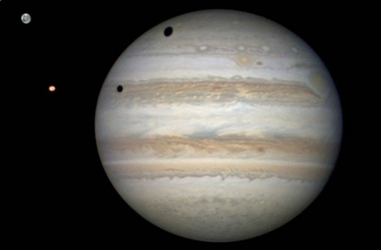 Jupiter With Two "Black Eyes"