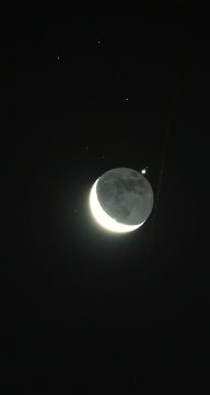 Moon occulting Jupiter