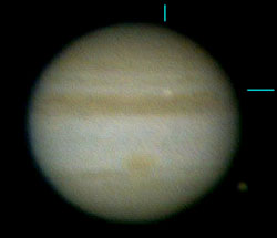 Jupiter flash on August 20, 2010