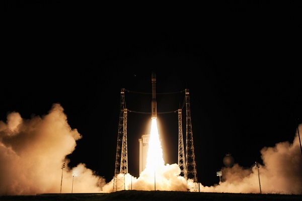 The launch of LISA Pathfinder from Kourou. ESA–Stephane Corvaja, 2015