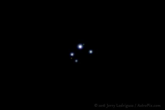 Double stars in the Trapezium, Theta Orionis, 