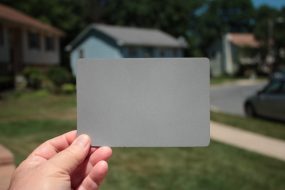 Digital Gray Card - the best target to set an accurate custom white balance (CWB). 