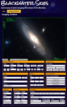 The Imaging Toolbox can help you plan an astroimaging session
