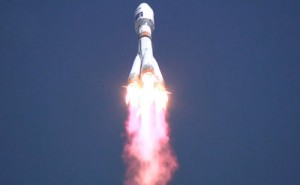 The launch of the Soyuz-2.1a carrier rocket from the Vostochny Space Launch Centre.http://en.kremlin.ru/