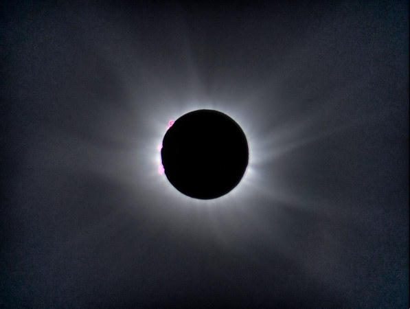 Sun's corona on March 20, 2015