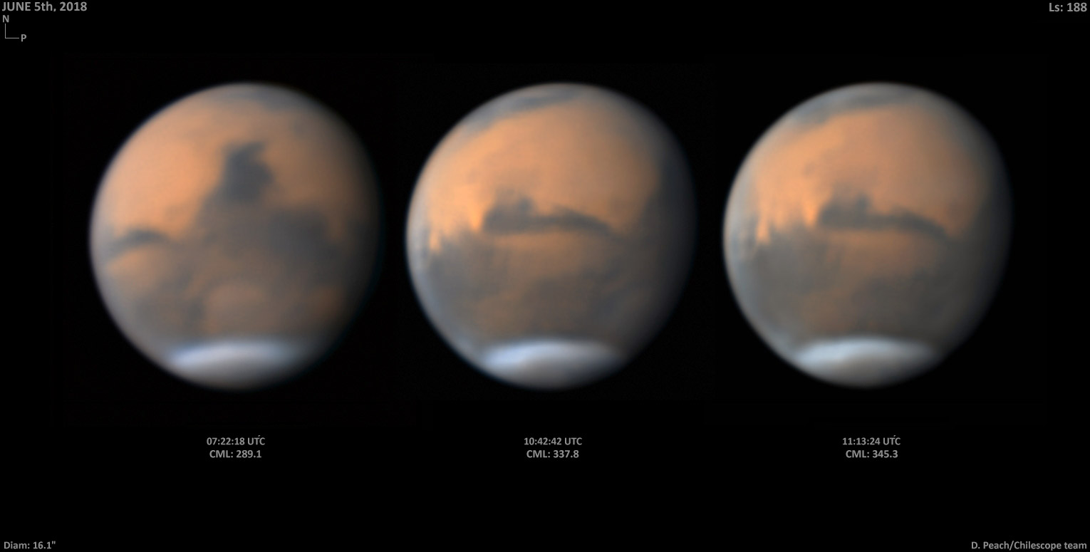 Mars on June 5, 2018