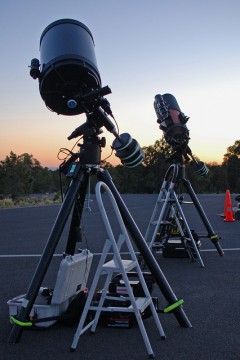 Telescopes at the ready