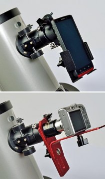 Moon imaging camera holders
