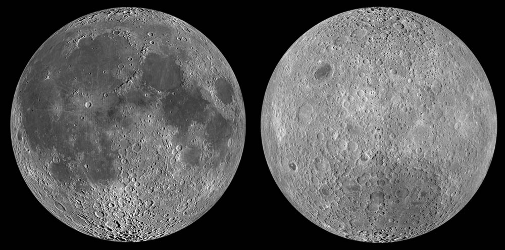 The Moon's two hemispheres