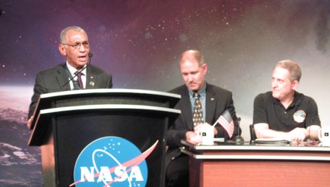 NASA administrator Bolden at New Horizons