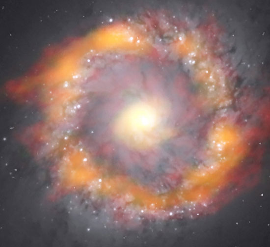 ALMA sees NGC 1097
