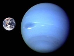 Neptune and Earth compared