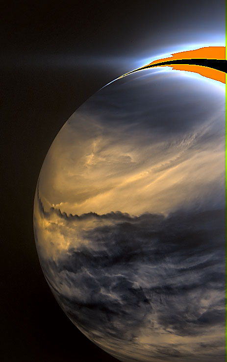 Nightside of Venus in infrared