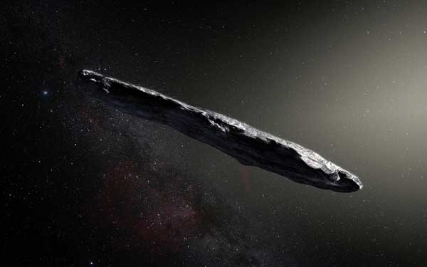 Interstellar object `Oumuamua