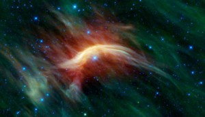 Zeta Ophiuchi's infrared shock wave