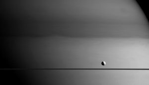 Dione and Saturn