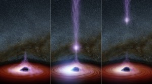 corona launched from black hole