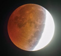 Partial lunar eclipse, eclipses in 2017 won't include great lunar eclipses.