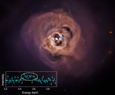 Perseus Cluster and a mysterious X-ray signal