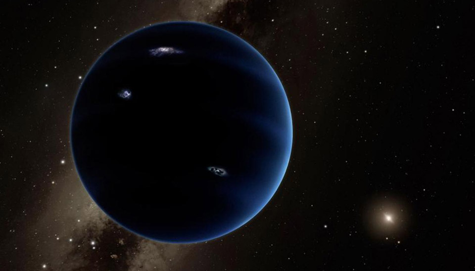 The view from "Planet Nine"